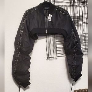 Shrug jacket y2k black large